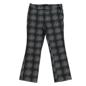 Jules & Leopold Houndstooth Print Mid Rise Trouser Pants - Medium